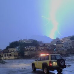 “الأرصاد”: أمطار غزيرة على جازان تستمر حتى 9 مساءً