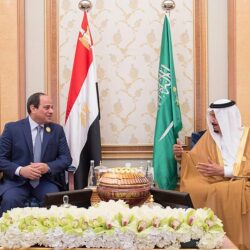 سمو ولي العهد يصل القاهرة وفي مقدمة مستقبليه رئيس جمهورية مصر العربية