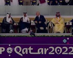 أهازيج الأخضر السعودي 🇸🇦 تزين حفل ⁧‫افتتاح كأس العالم‬⁩ 2022 في قطر
