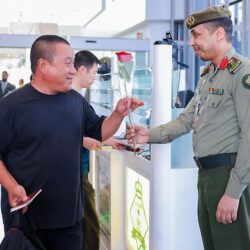 دوريات المجاهدين بجازان تقبضُ على مقيم لمحاولته تهريب نبات القات المخدِّر