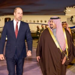 ولي العهد يستقبل ولي عهد بريطانيا في الدرعية