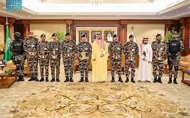 نائب أمير جازان يستقبل قائد قوة أمن المنشآت بالمنطقة