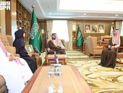 أمير جازان يستقبل المدير العام لفرع المركز الوطني للرقابة على الالتزام البيئي بالمنطقة