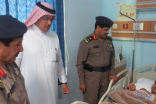 العتيبي يزور مصابي حريق سكن عمالة بريدة