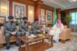 نائب أمير جازان يستقبل قائد الأفواج الأمنية ومنتخب المنطقة الفائز ببطولة كرة القدم للأفواج الأمنية