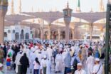 تواصل توافد ضيوف الرحمن على المدينة المنورة بعد أن منّ الله عليهم بأداء مناسك الحج