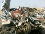 وفات اربعة من اسرة واحده بحادث مروري على خط جازان المضايا الصوارمة ديحمة