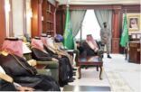 أمير جازان يستقبل محافظي المحافظات
