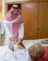 سمو الأمير عبدالعزيز بن سعود يتفقد سير العمل في مستشفى قوى الأمن بمكة المكرمة ويزور عدداً من المرضى الذين يتلقون الرعاية الطبية ويطمئن على صحتهم