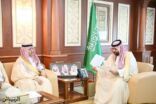 أمير منطقة جازان بالنيابة يستقبل رئيس الطيران المدني