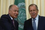 الأمين العام للجامعة العربية يلتقي بوزير خارجية روسيا