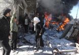 المرصد السوري: البراميل المتفجرة قتلت 85 في حلب .. أمس