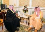 سمو النائب الثاني يستقبل رئيس الهيئة السعودية للحياة الفطرية