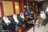 أمير منطقة جازان يستقبل أمين المنطقة ورئيس وأعضاء المجلس البلدي بجيزان