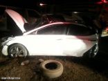 حادث على طريق “الجروف – أحد المسارحة” يخلف ٥ متوفين والسادس حالته حرجة