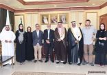 وكيل امارة نجران يستقبل الفريق العلمي ( السعودي – الفرنسي )