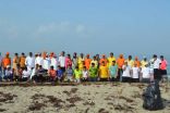 بالصور…أكثر من 80 شابا يشاركون في تنظيف شواطئ الطرفة بقوز الجعافرة
