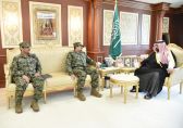 أمير جازان بالنيابة يستقبل وكيل الداخلية لشؤون الأفواج
