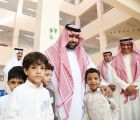 بالصور .. أمير جازان بالنيابة يتفقّد المدارس ويلتقي المدرسين