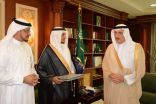 سمو أمير جازان يستقبل المتميزين بتعليم صبيا