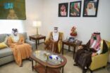 “الخريجي” يستعرض مع رئيس المجلس الوطني الإماراتي العلاقات الثنائية