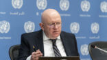 مندوب روسيا الدائم لدى الأمم المتحدة، فاسيلي نيبينزيا لم نعلن عن اي خطط عدوانية ضد اوكرانية