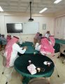 اجتماع مدير المدرسة مع الكادر التعليمي والإداري