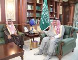 الأمير محمد بن ناصر يستقبل مدير فرع المجاهدين بالمنطقة