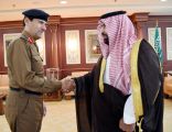 أمير منطقة جازان بالنيابة يستقبل مدير عام الدفاع المدني بالمملكة .