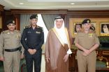 امير جازان يستقبل مدير الدوريات الأمنية الجديد