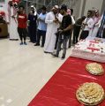 مطار الملك عبدالله بجازان يحتفل باليوم الوطني البحريني .