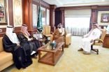 نائب أمير جازان يستقبل مدير فرع هيئة الغذاء والدواء المعين