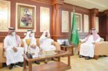 نائب أمير جازان يستقبل بطل ووصيف الدوري السعودي للفروسية لقفز الحواجز