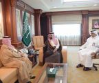 أمير جازان بالنيابة يستقبل معالي رئيس الهيئة العامة للإحصاء