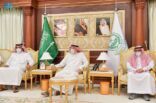 أمير جازان يستقبل المحافظين ورؤساء المراكز ومديري الجهات الأمنية