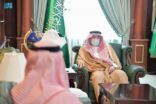 أمير جازان يلتقي فريق مكتب كفاءة الإنفاق بوزارة الداخلية