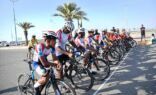 100 مشارك في سباق الدراجات الهوائية بمركز الشقيق