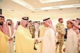 سمو نائب أمير جازان يستقبل المحافظين ورؤساء المراكز والأهالي المهنئين بالعيد