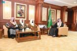 سمو أمير جازان بالنيابة يستقبل عدداً من رؤساء ومنسوبي محاكم المنطقة