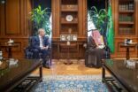 وزير الدولة للشؤون الخارجية يستقبل الممثل الخاص للاتحاد الأوروبي لعملية السلام في الشرق الأوسط