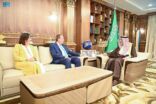 سمو أمير منطقة جازان يستقبل سفير جمهورية ألمانيا الاتحادية لدى المملكة