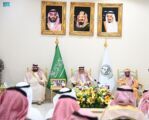 سموُّ أميرِ جازان يلتقي مشايخَ وأهالي العيدابي