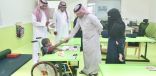 مذيع العربية (الطميحي) يزور مركز جمعية الأطفال المعوقين في جازان