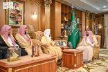 أمير جازان يستقبل رئيس المحكمة الجزائية بالمنطقة