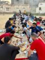 أهالي قرية جحا يقيمون افطار جماعي