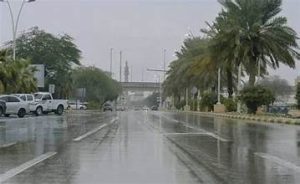 أمطار على منطقة جازان