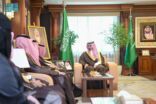الأمير ناصر بن محمد يستقبل رئيس وأعضاء مجلس إدارة غرفة جازان