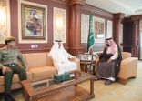 نائب أمير جازان يستقبل مدير جوازات المنطقة المكلف