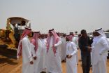 أمين منطقة جازان .. يتفقد المشاريع البلدية في محافظة الطوال الحدودية