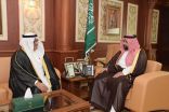 نائب أمير منطقة جازان يستقبل مدير التعليم المكلف بالمنطقة